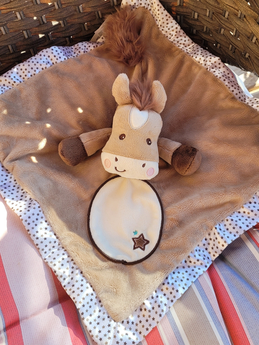 NWT Douglas Plush Brown Horse Snuggle for Baby - Picture 3 of 4